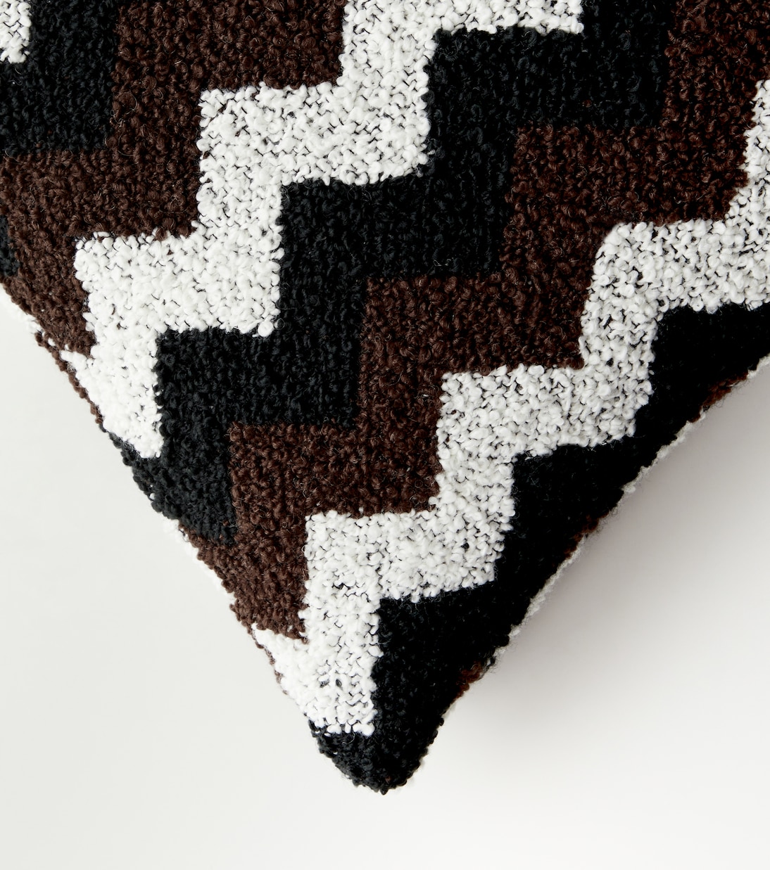 Cuscino Riccio a zig-zag in bouclé | Missoni