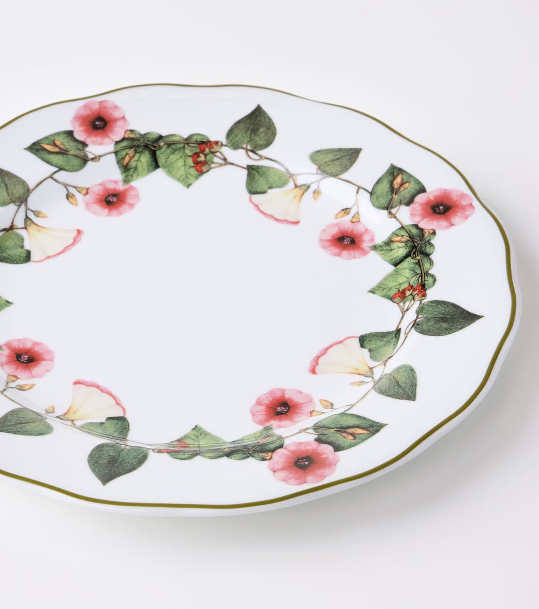 Ciclamino floral porcelain dinner plate | Cabana
