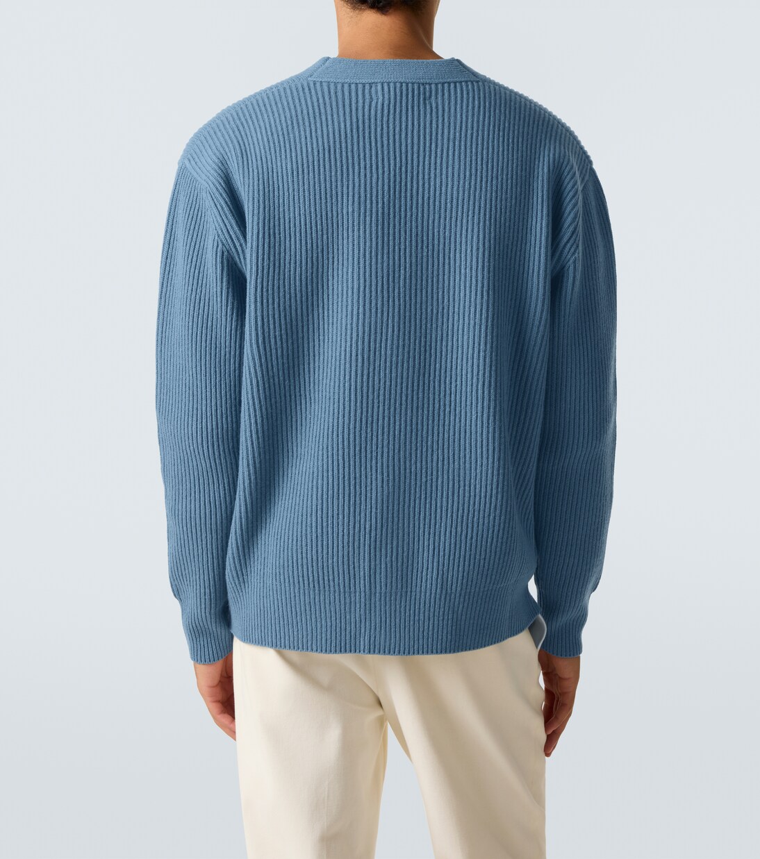 Ribbed-knit wool and cashmere cardigan | Lardini