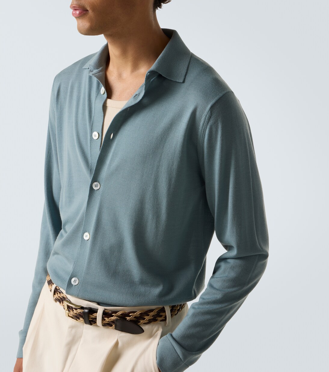 Hemd aus Schurwolle | Lardini