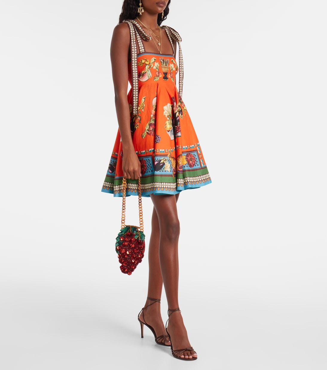 Mercado Small embellished clutch | Alémais