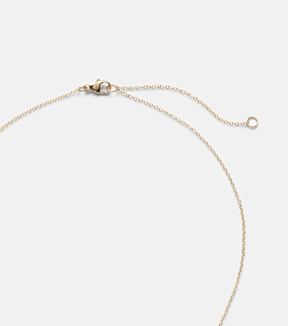 Serenity 14kt gold charm necklace with spinel | Stone and Strand