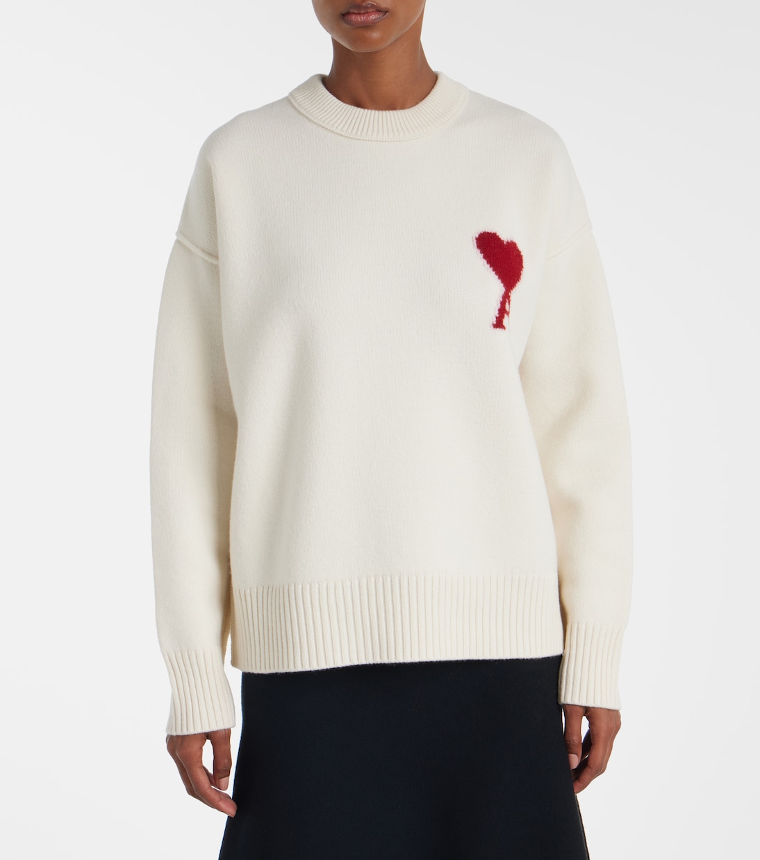 Ami de Cœur virgin wool sweater | Ami Paris