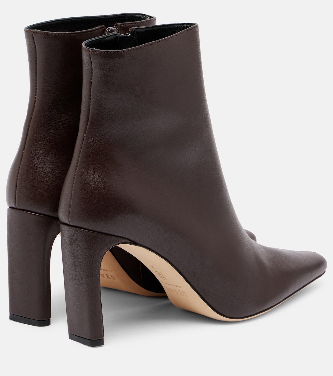 Wally 90 leather ankle boots | Staud