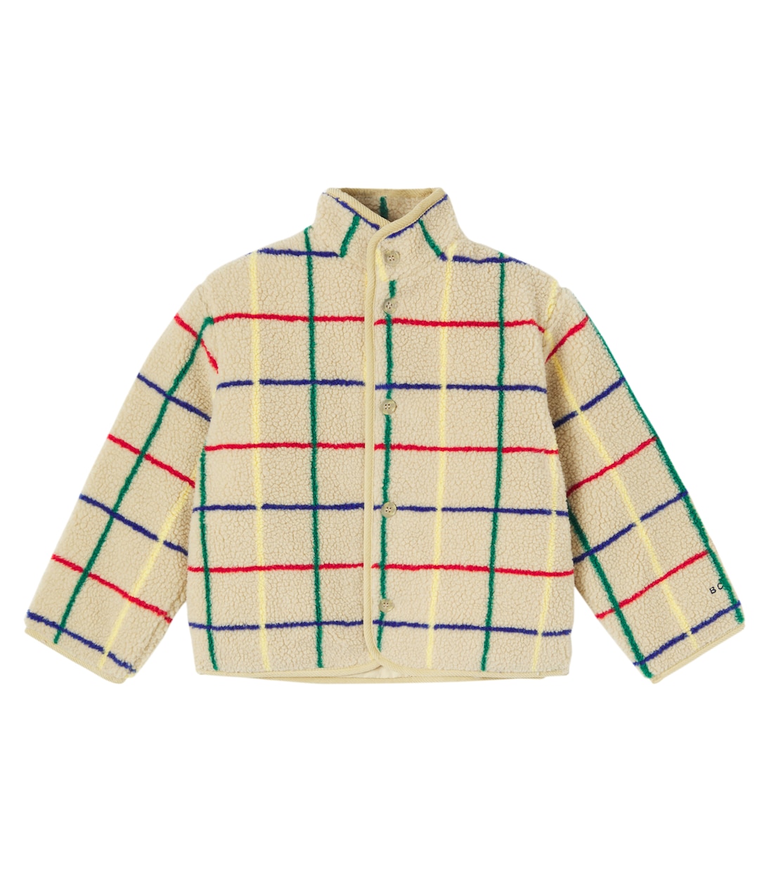 Checked teddy fleece jacket | Bobo Choses