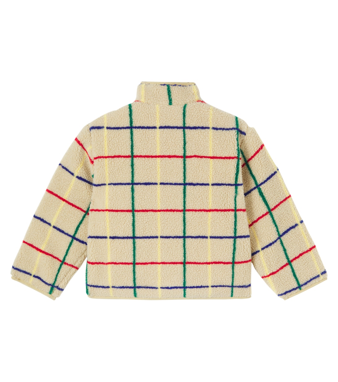 Checked teddy fleece jacket | Bobo Choses