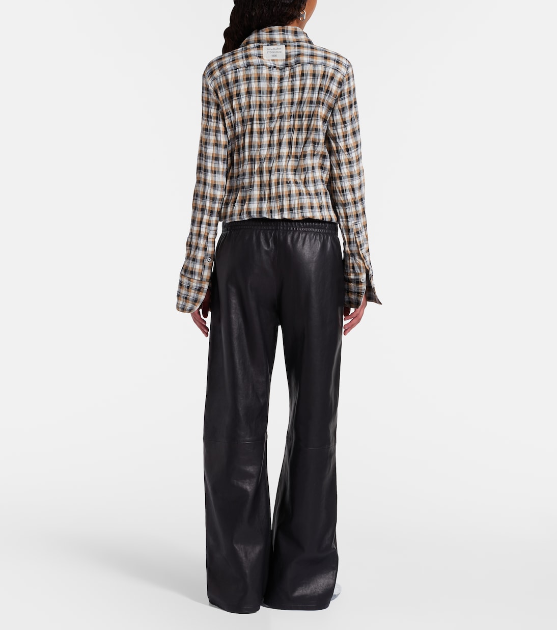 Pantalon ample en cuir | Acne Studios