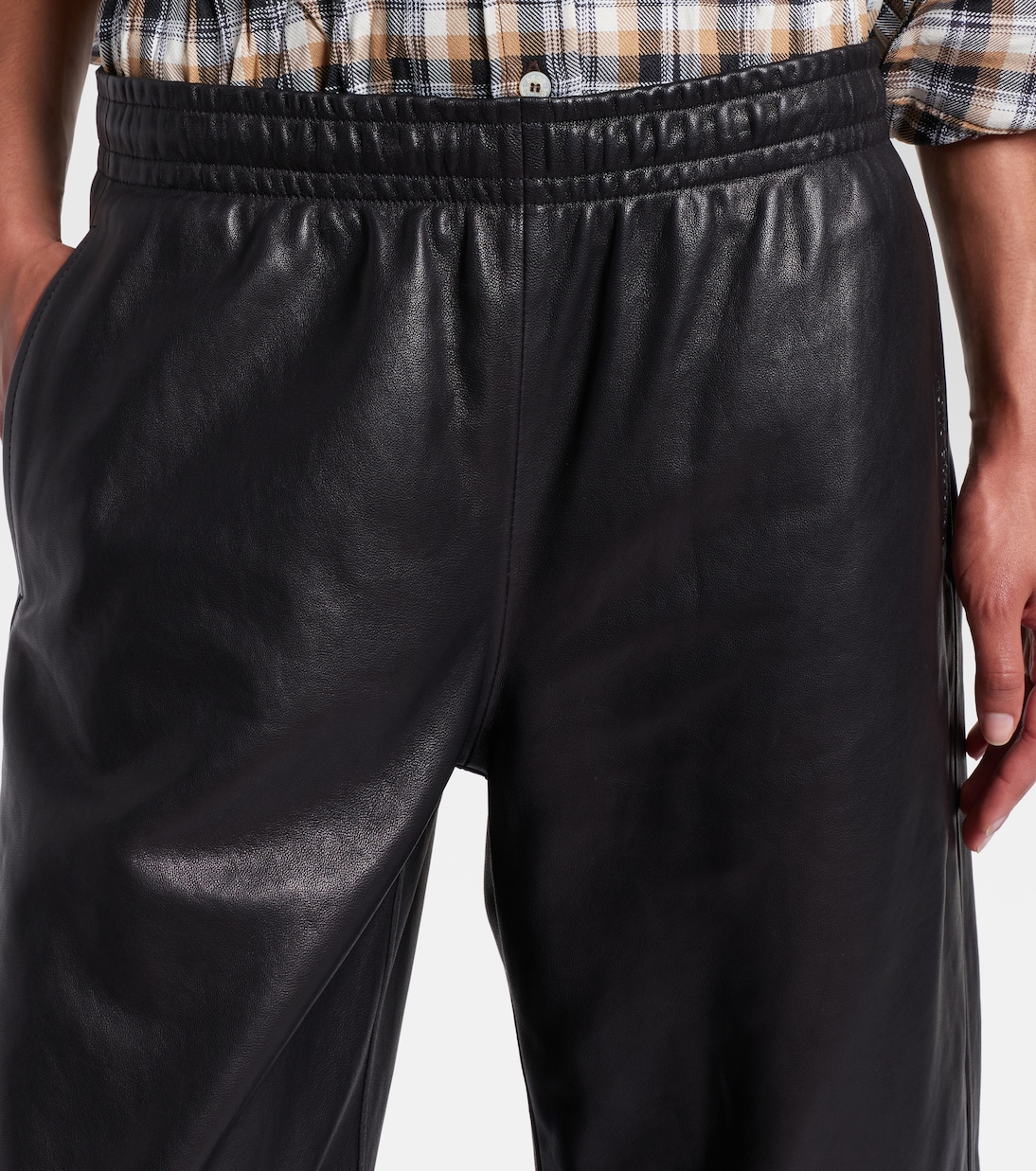 Pantalon ample en cuir | Acne Studios