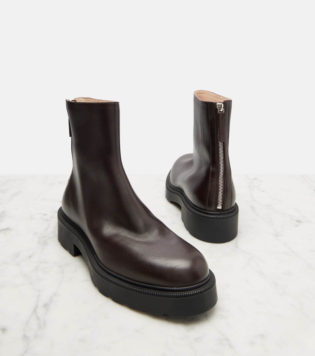 Nobilis Fast leather ankle boots | The Row