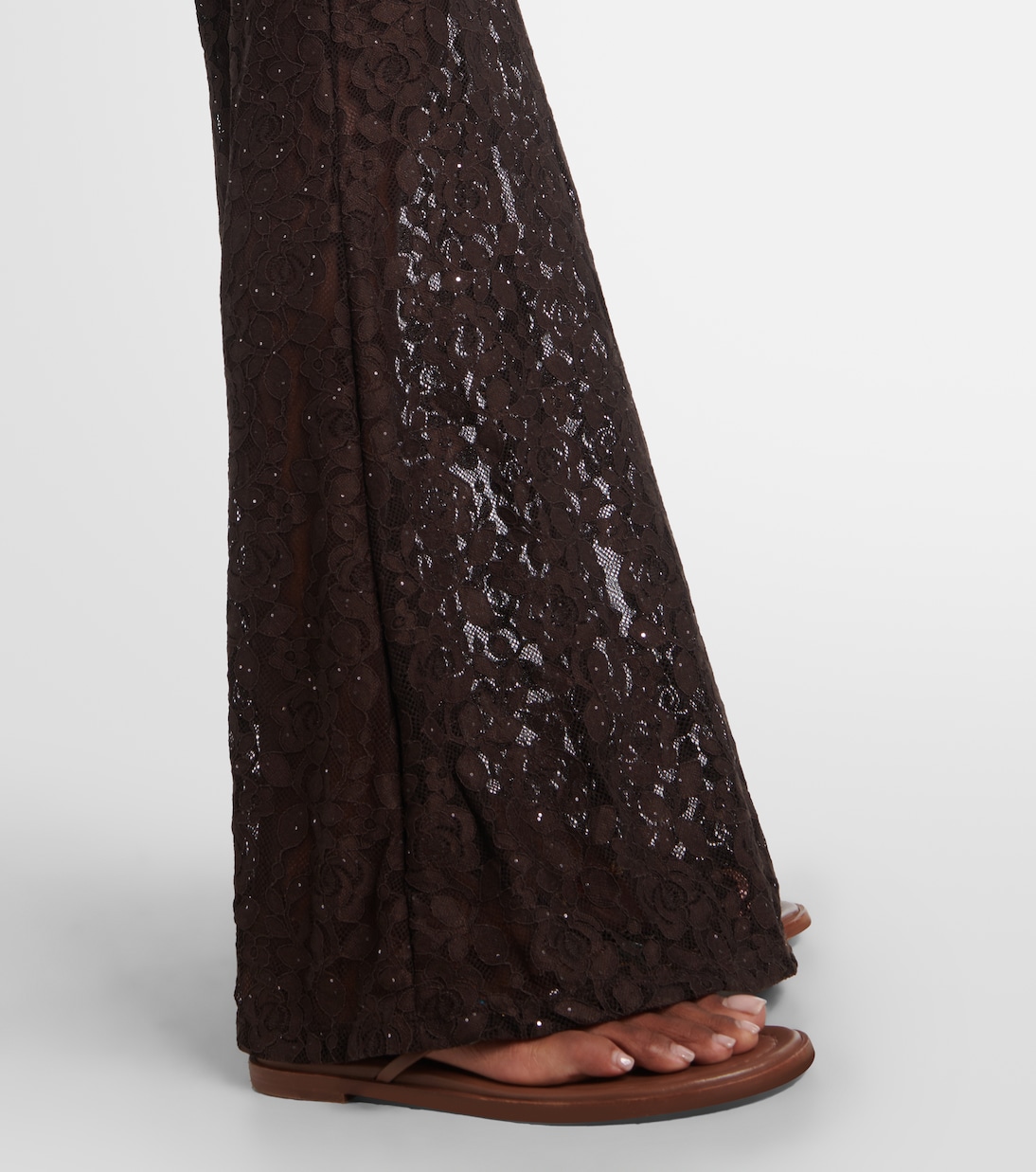 Daisy floral lace maxi skirt | Bananhot
