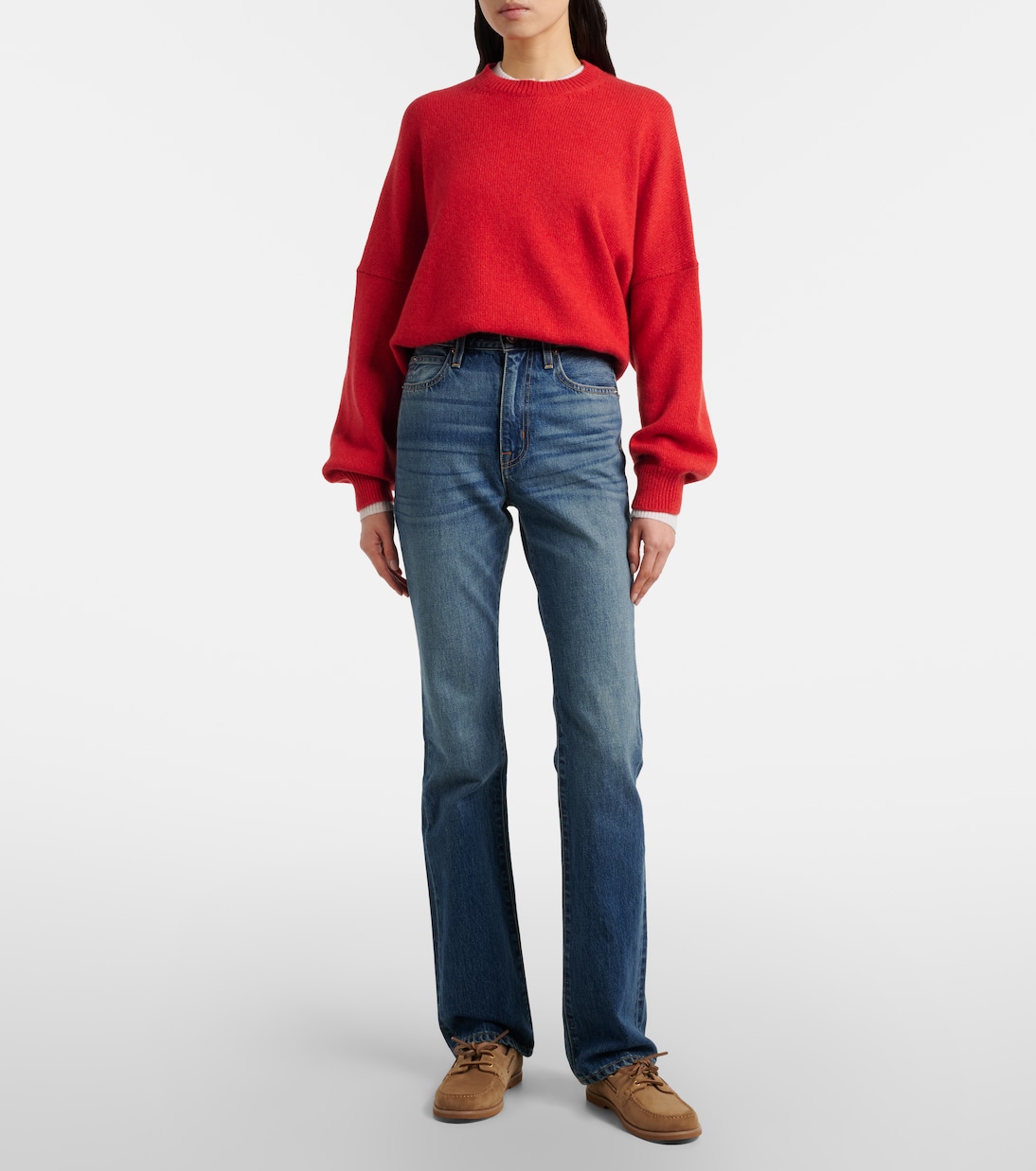 High-Rise Bootcut Jeans Jade | Slvrlake