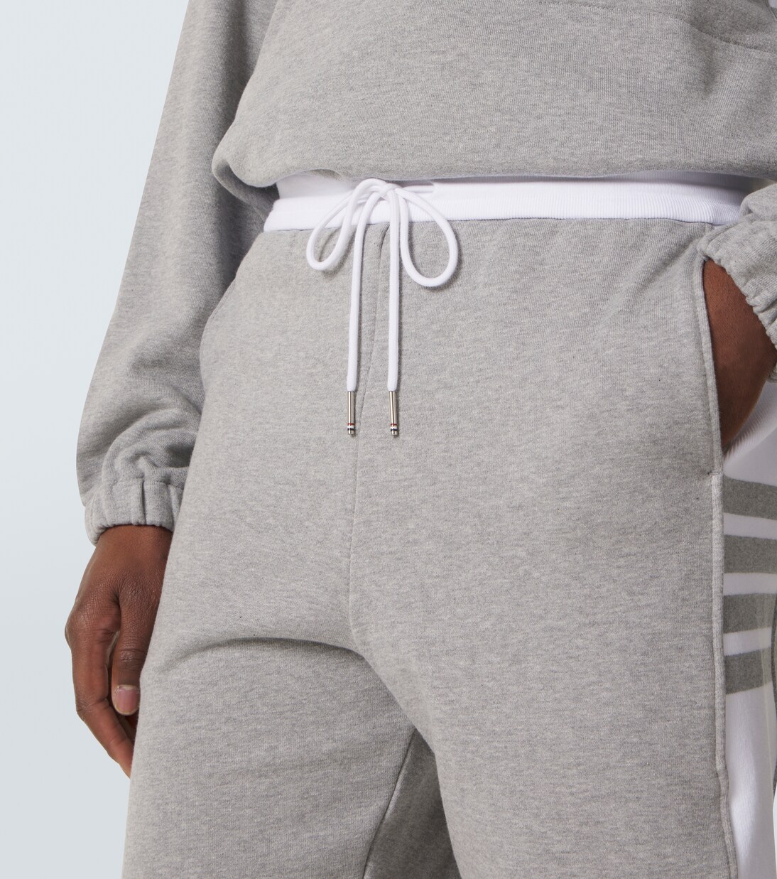 4-Bar cotton jersey shorts | Thom Browne