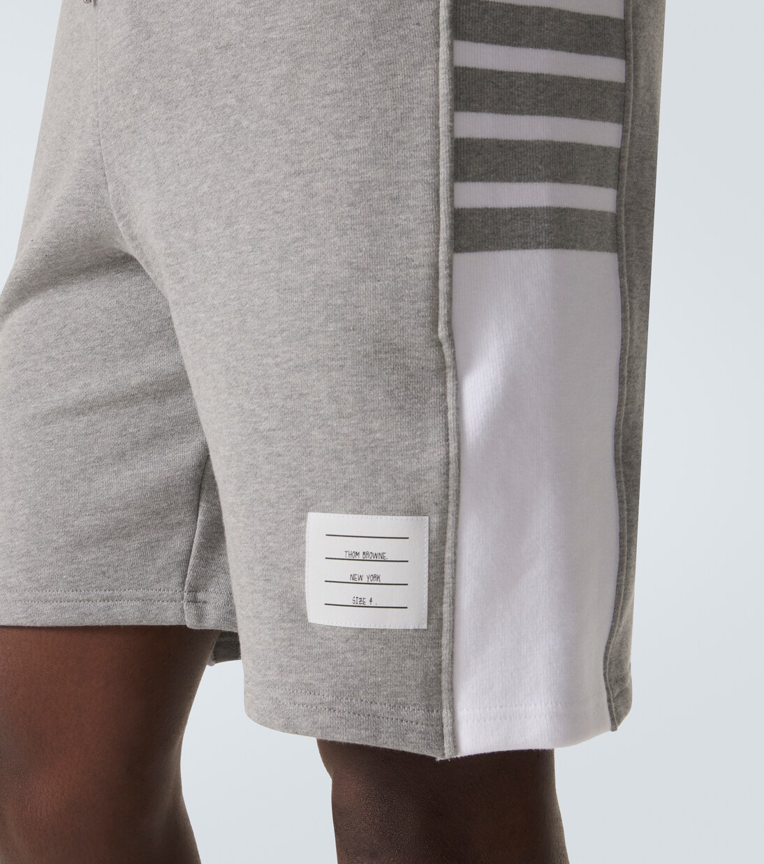 4-Bar cotton jersey shorts | Thom Browne