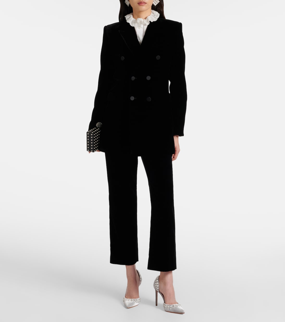 Escarpins Cosmic Love 105 en velours à ornements | Aquazzura