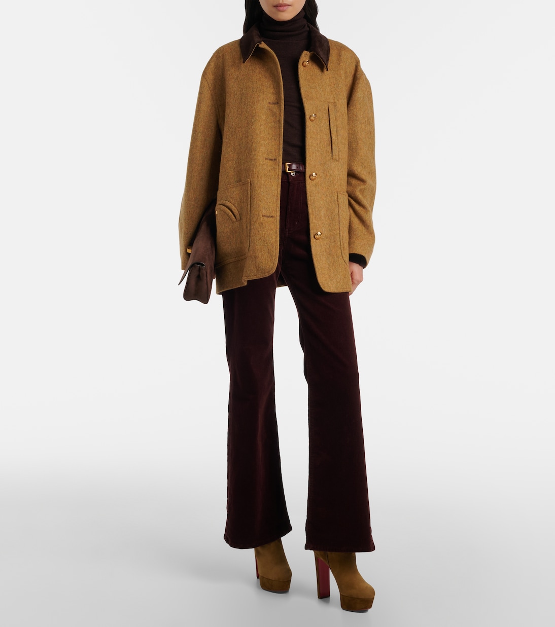 Ankle Boots Loo Booty 130 aus Veloursleder | Christian Louboutin