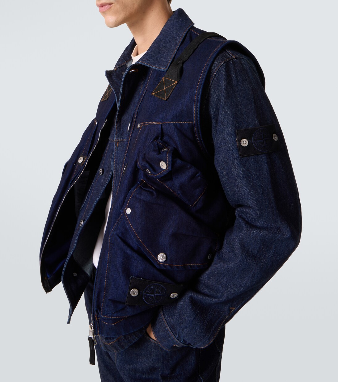 Cargoweste aus Denim | Stone Island