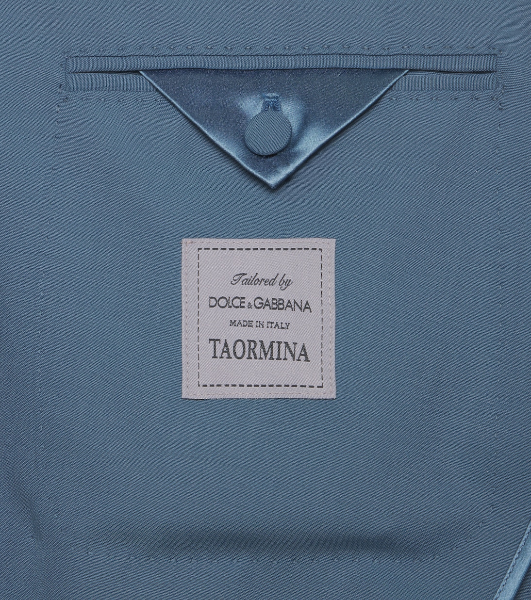 Double-breasted wool poplin suit jacket | Dolce&Gabbana