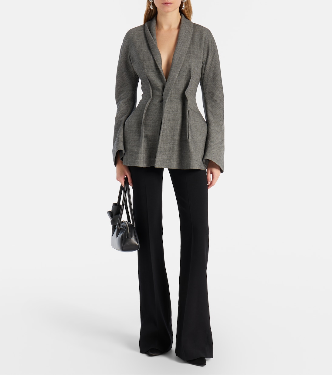 Draped wool-blend blazer | Magda Butrym