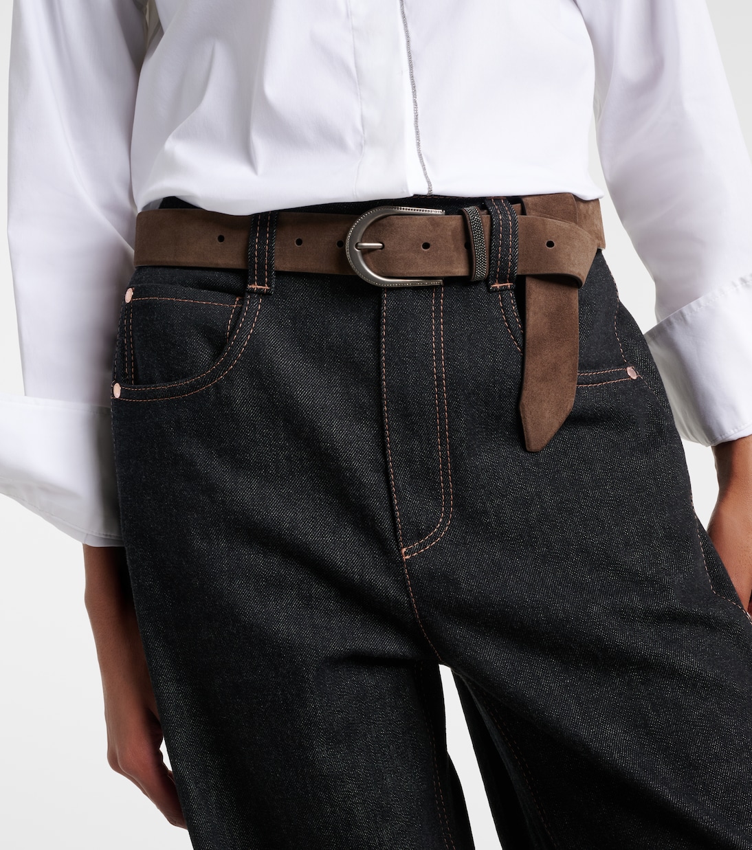 Suede belt | Brunello Cucinelli