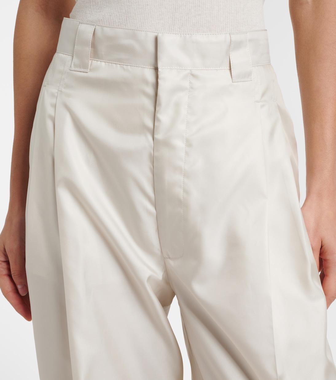 Twill wide-leg pants | Phoebe Philo