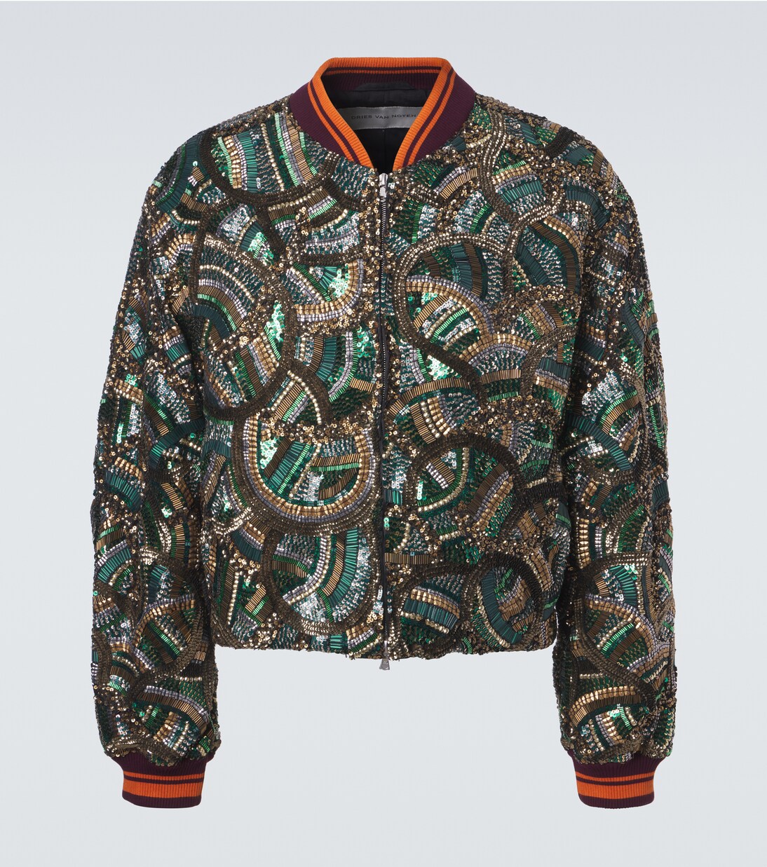 Embellished bomber jacket | Dries Van Noten