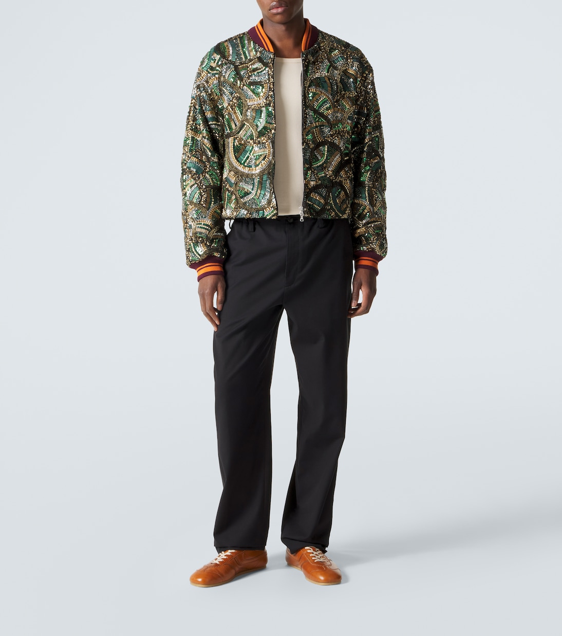 Embellished bomber jacket | Dries Van Noten
