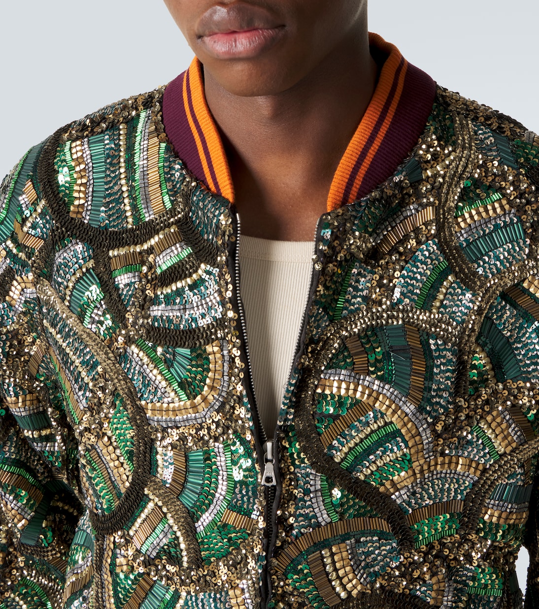 Embellished bomber jacket | Dries Van Noten