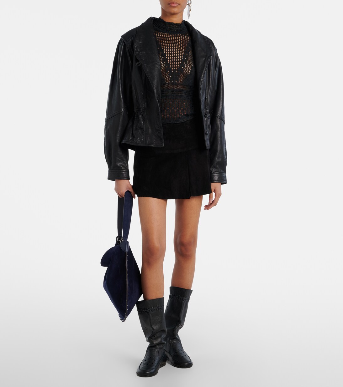 Oskan绒面革单肩包 | Isabel Marant