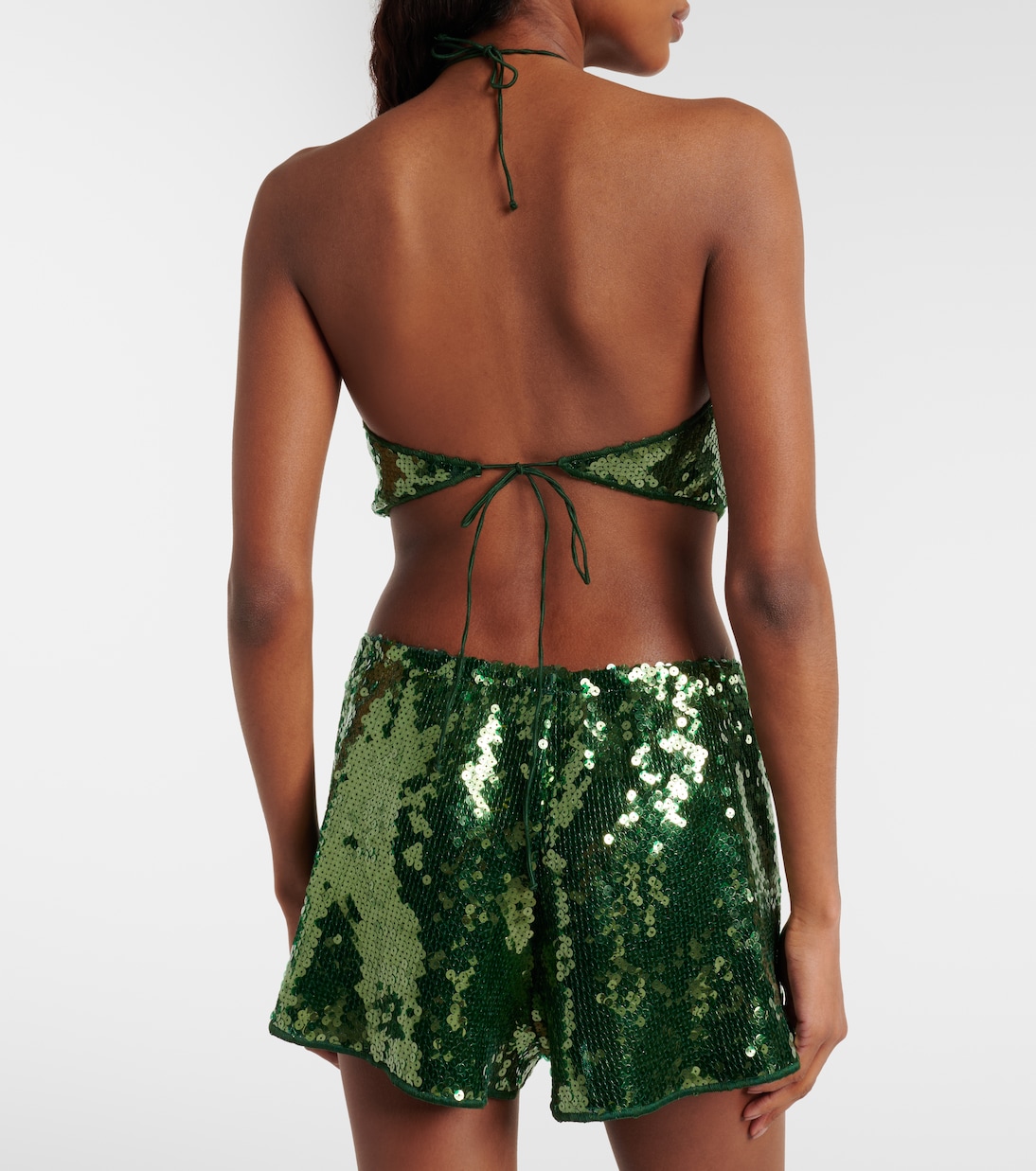 Cropped-Top Marylin mit Pailletten | Oséree