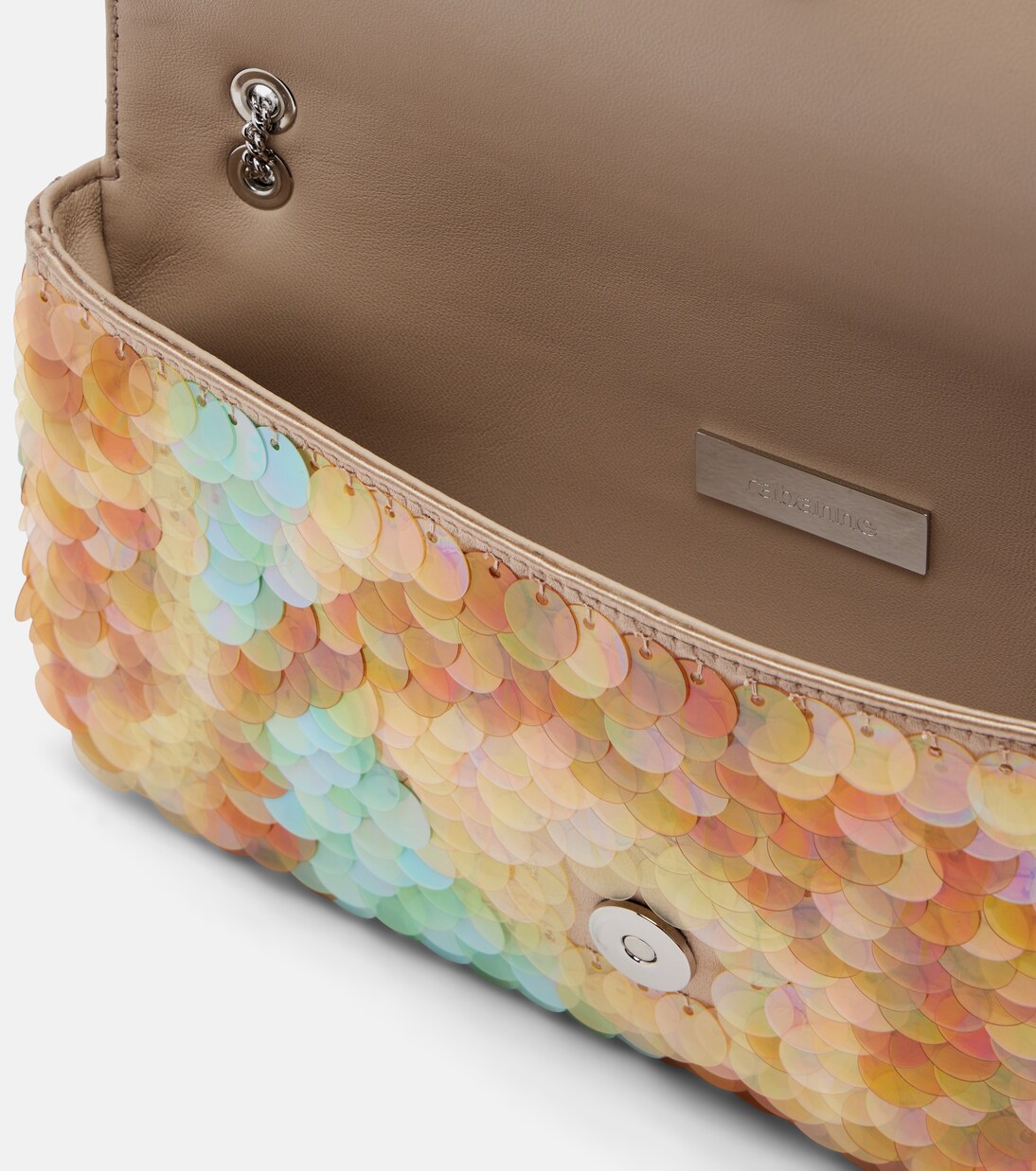 Sparkle sequined shoulder bag | Rabanne
