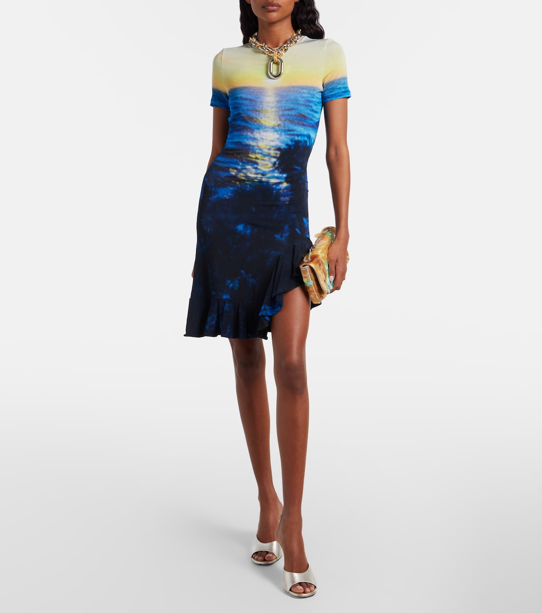 Sparkle sequined shoulder bag | Rabanne