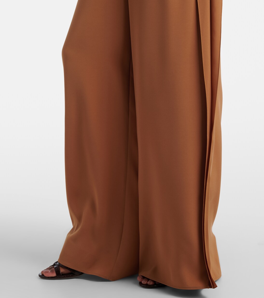 Pantalon ample en crêpe | Max Mara