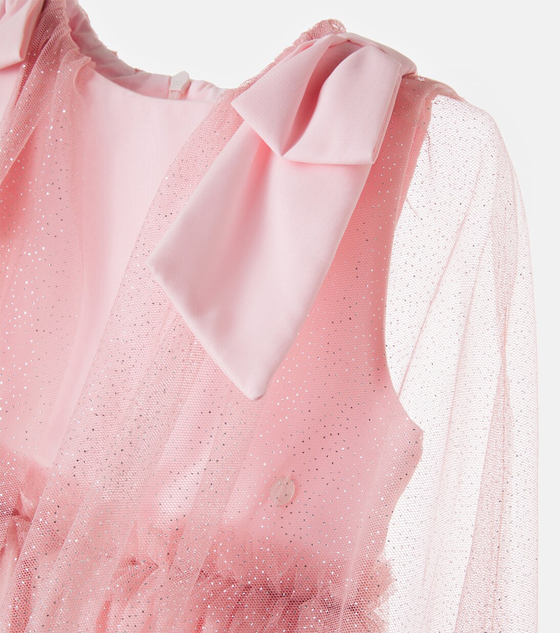 Bow-detail tulle dress | Patachou