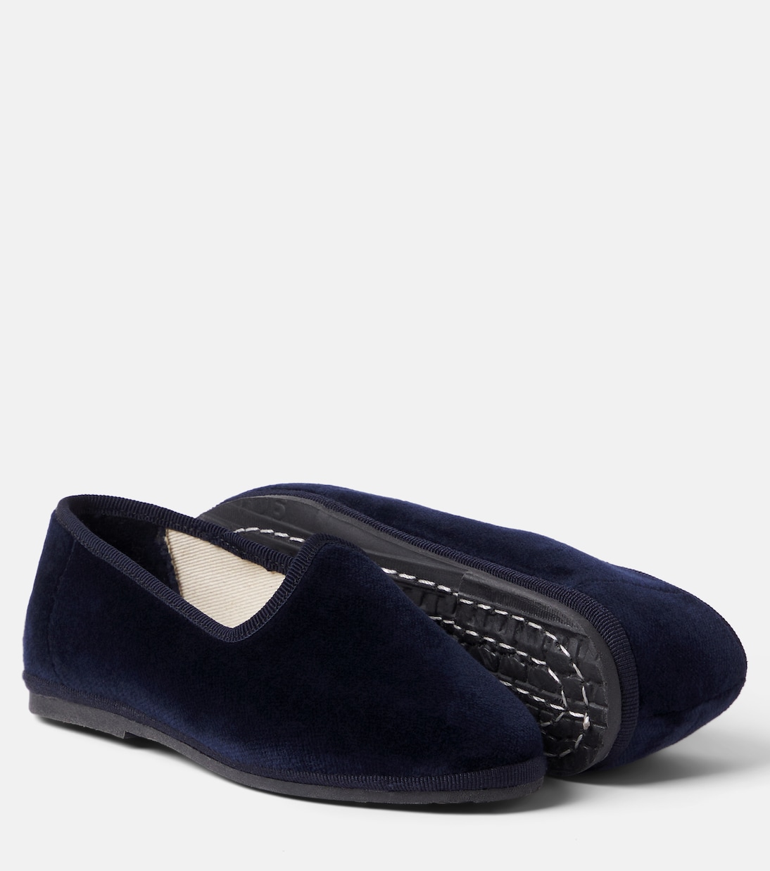 Slip-Ons aus Samt | Il Gufo
