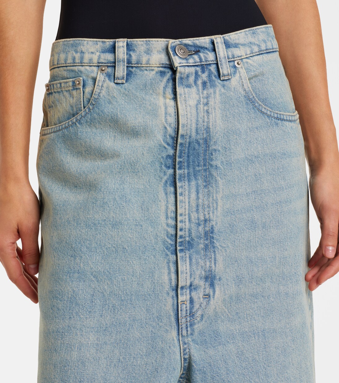 Frayed straight jeans | Maison Margiela