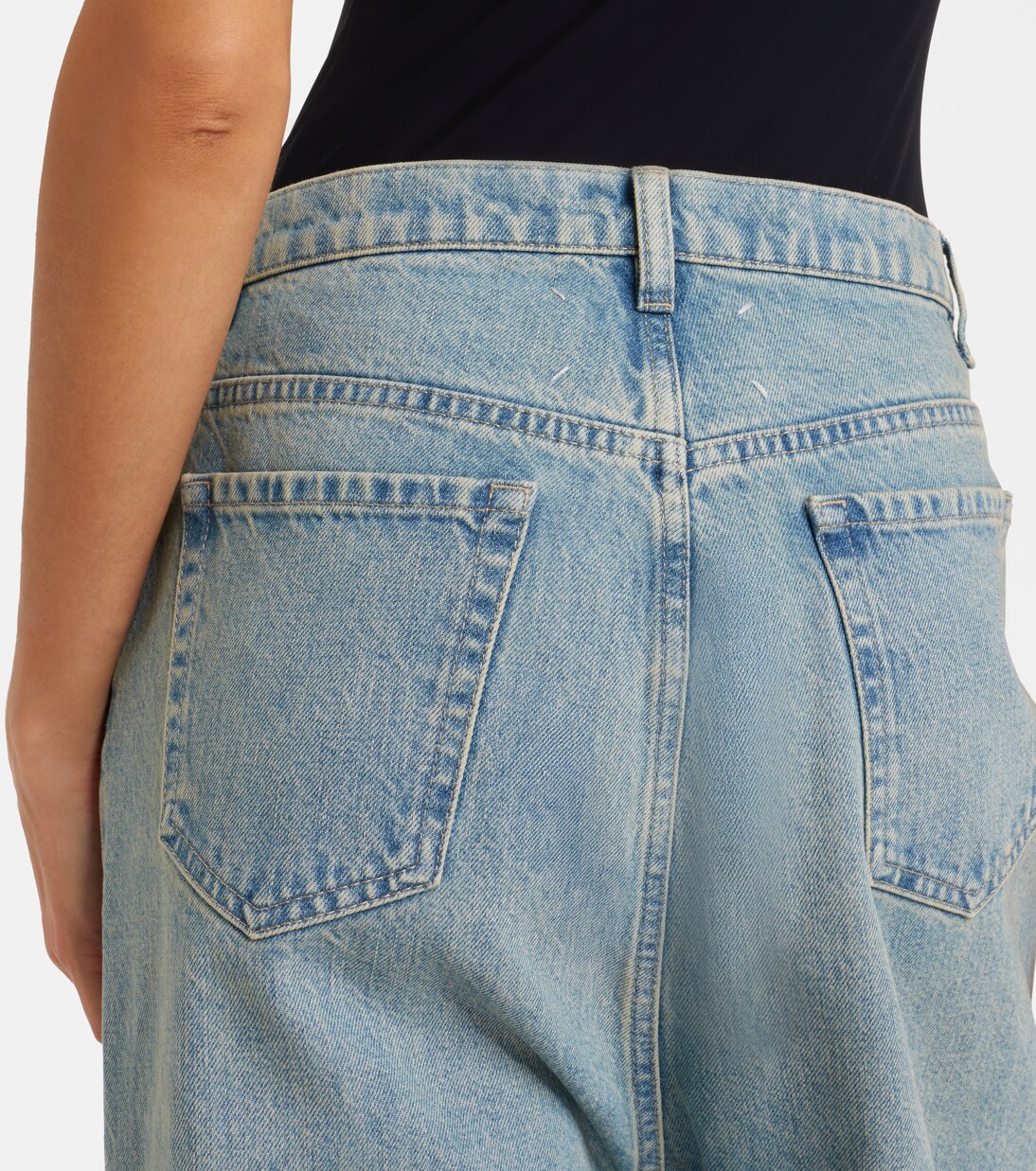 Frayed straight jeans | Maison Margiela