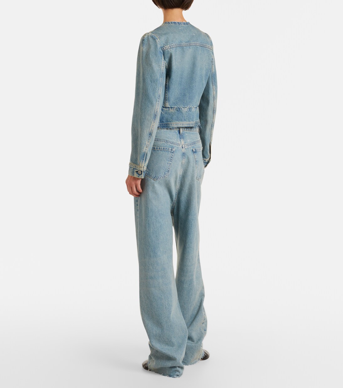 Frayed straight jeans | Maison Margiela