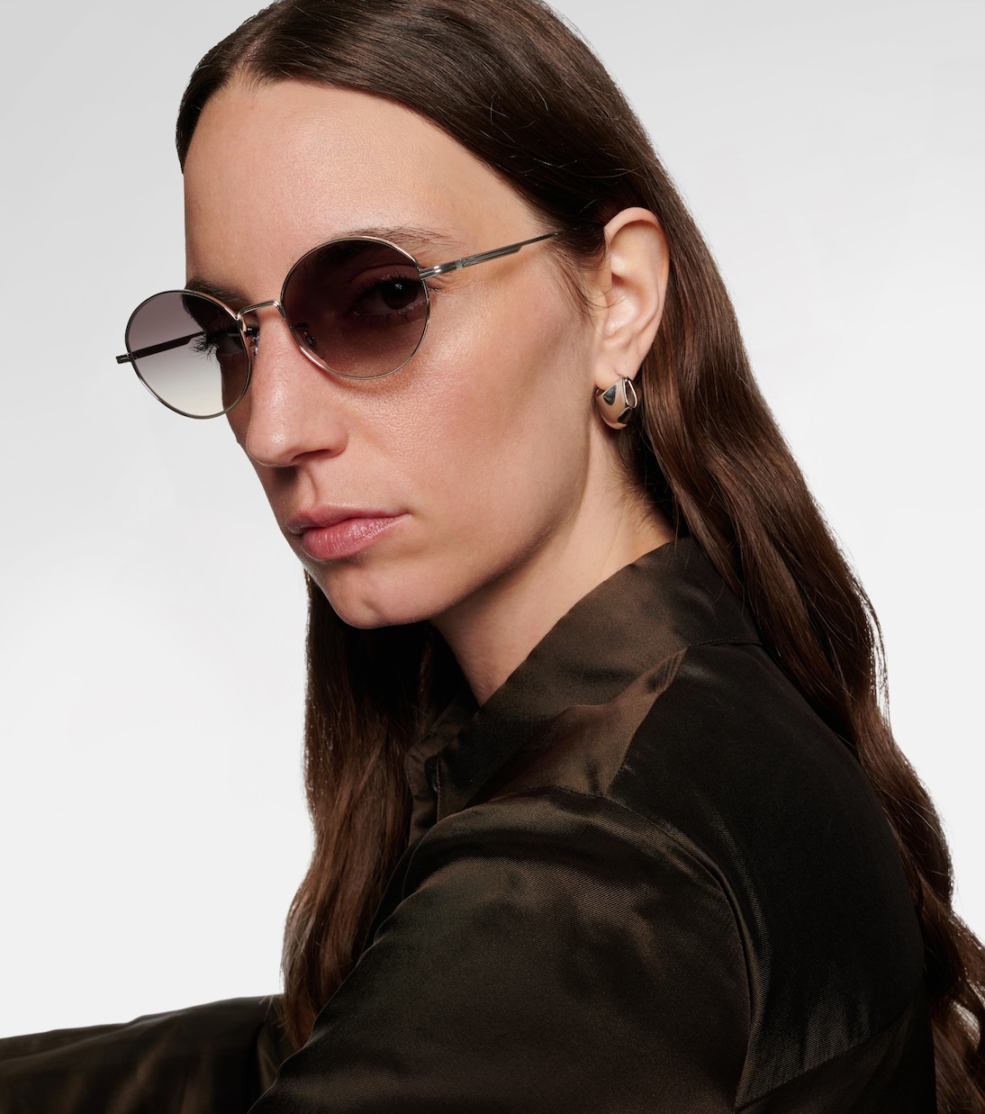 X Oliver Peoples Runde Sonnenbrille 1994C | Khaite