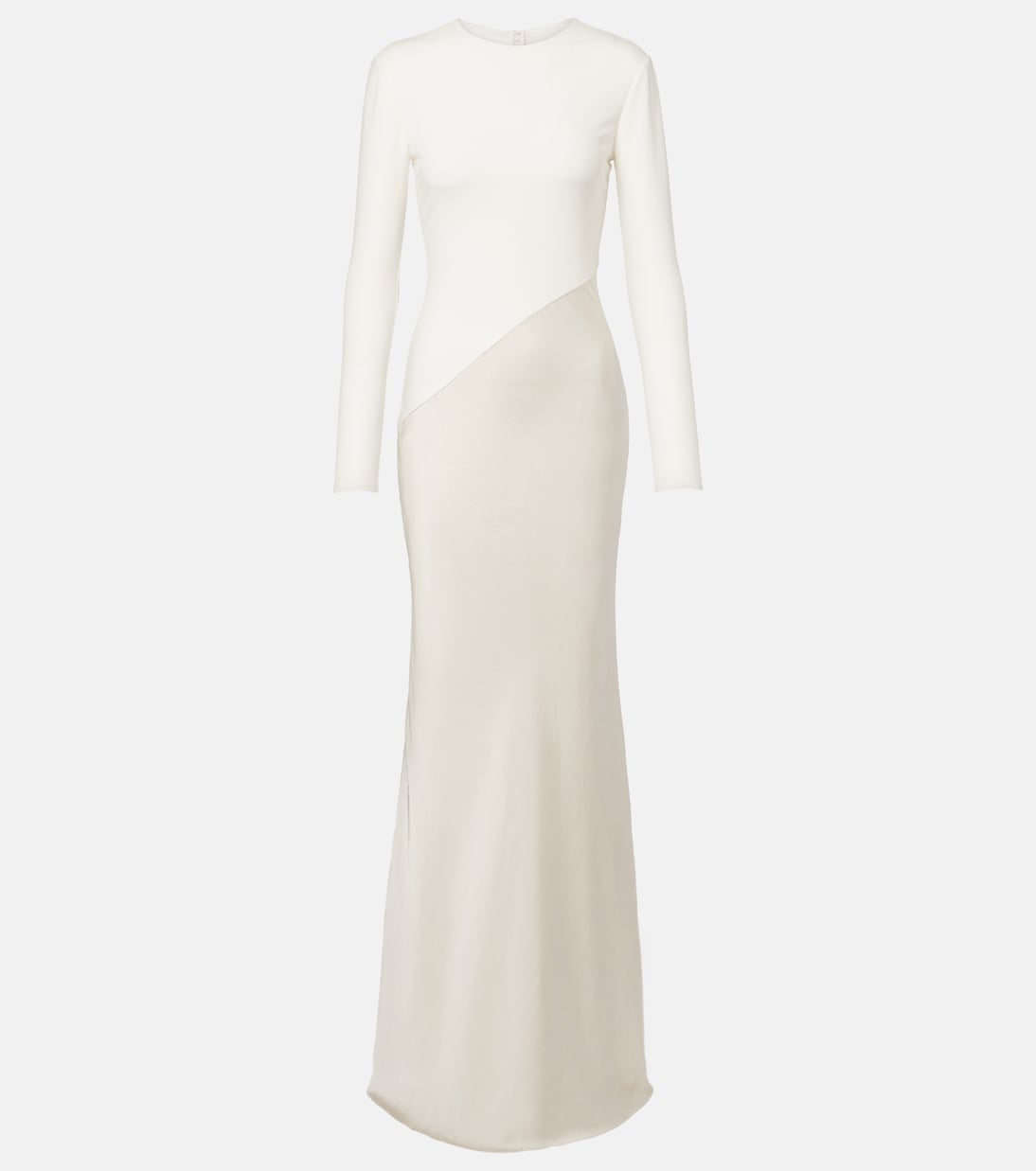 Satin and jersey gown | Roland Mouret