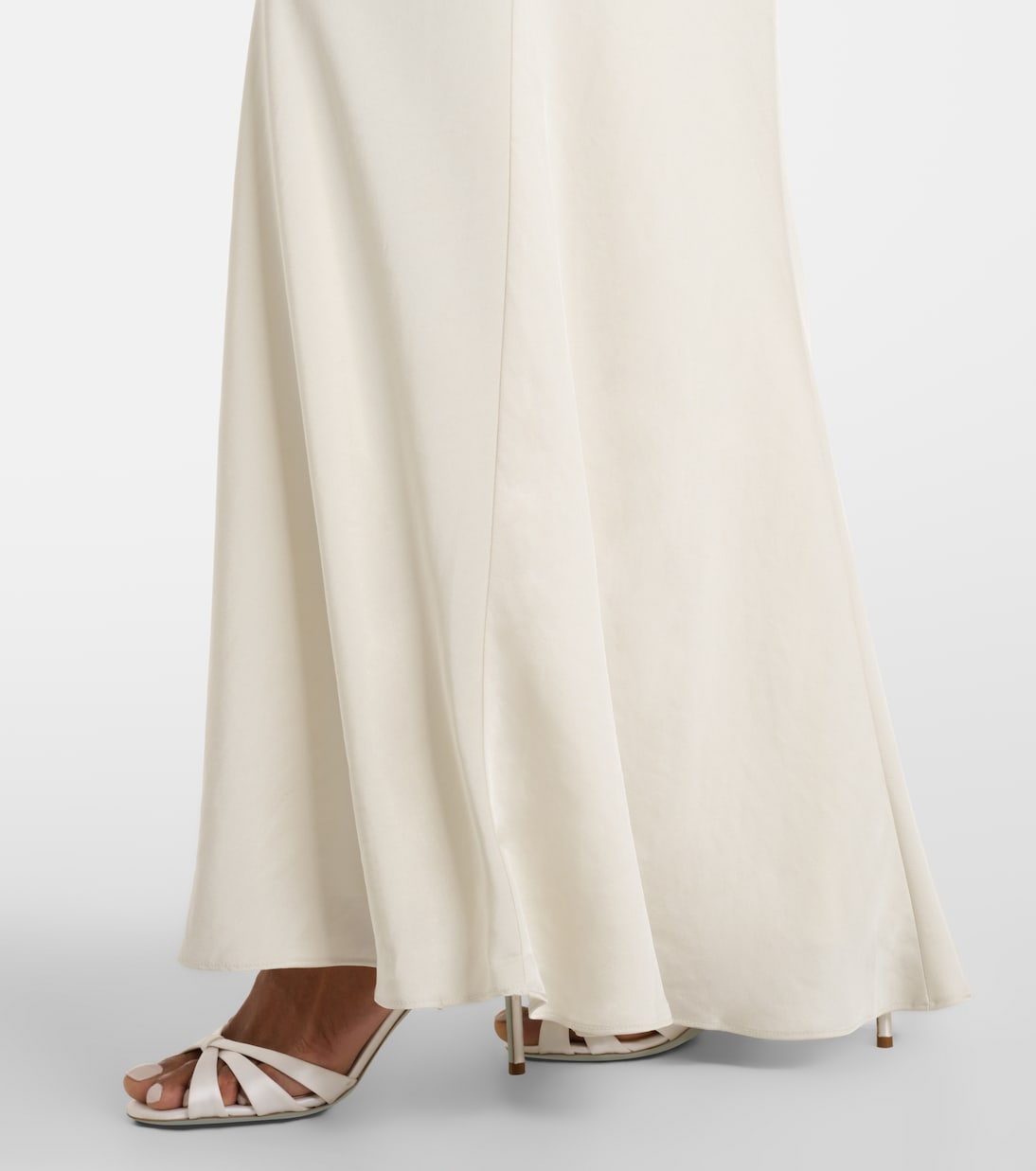 Satin and jersey gown | Roland Mouret