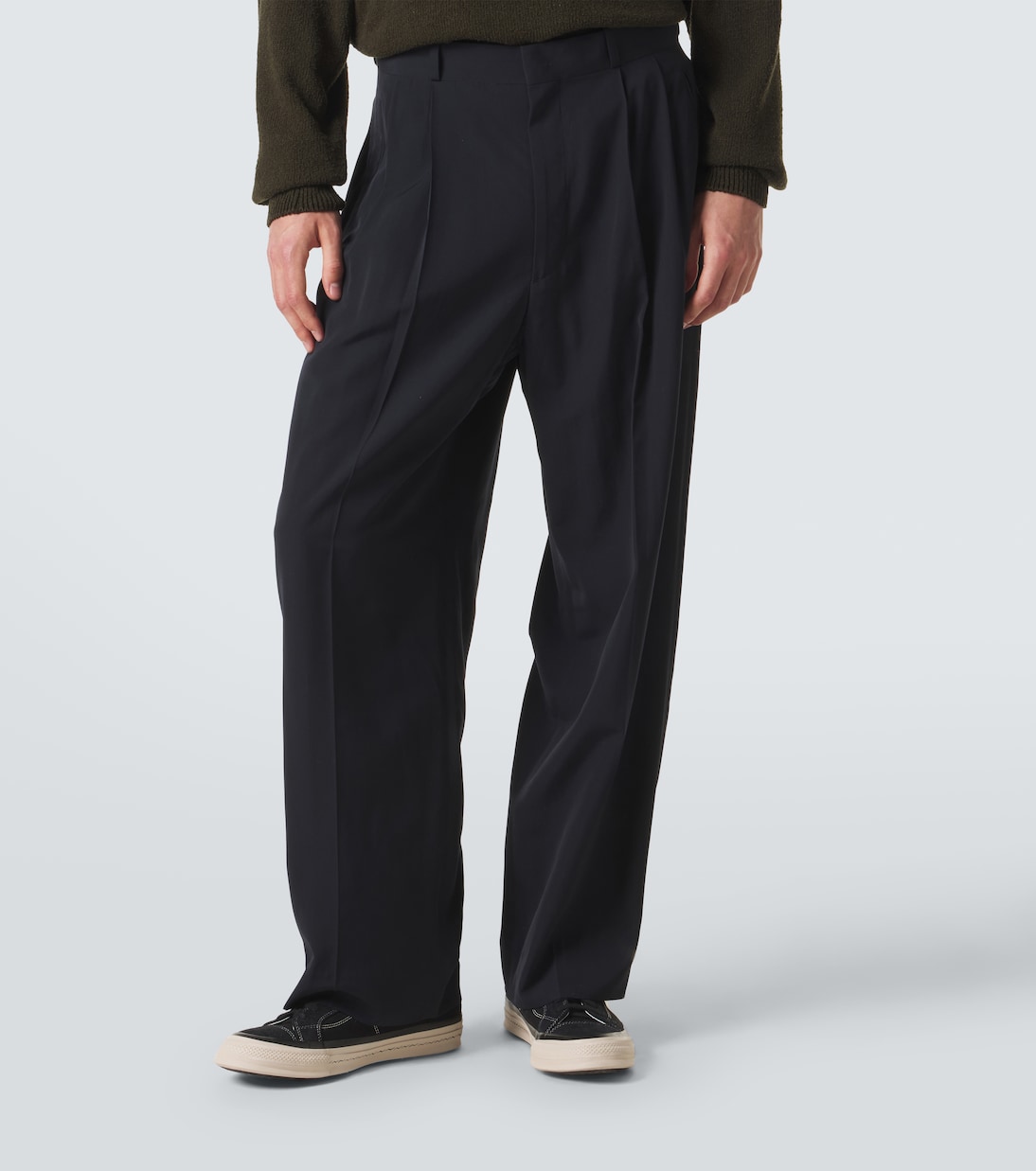 Wool-blend wide-leg pants | A.Presse