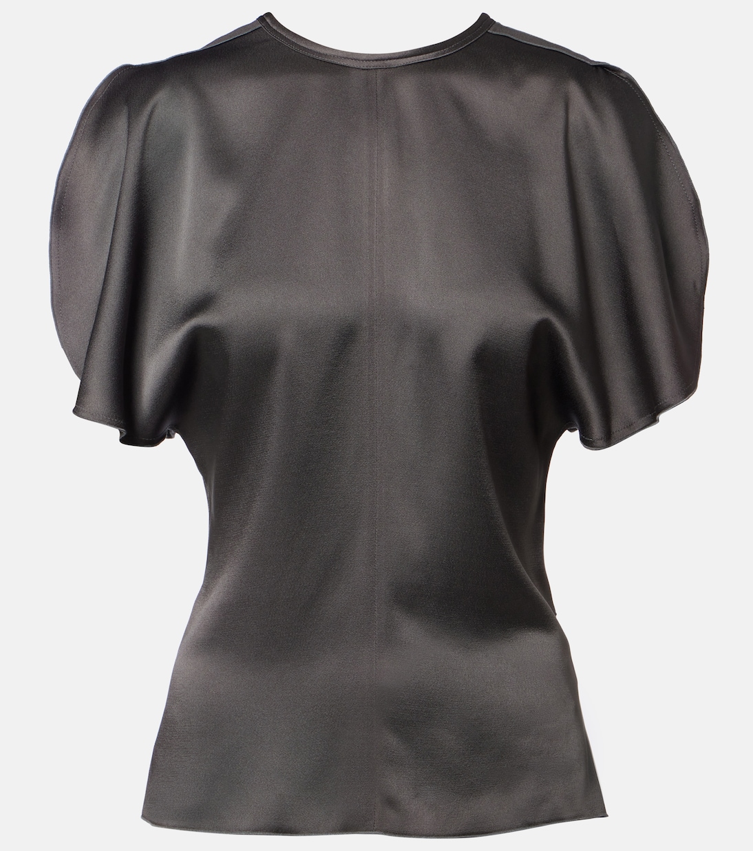 Top Bela aus Satin mit Crêpe-Rücken  | Victoria Beckham
