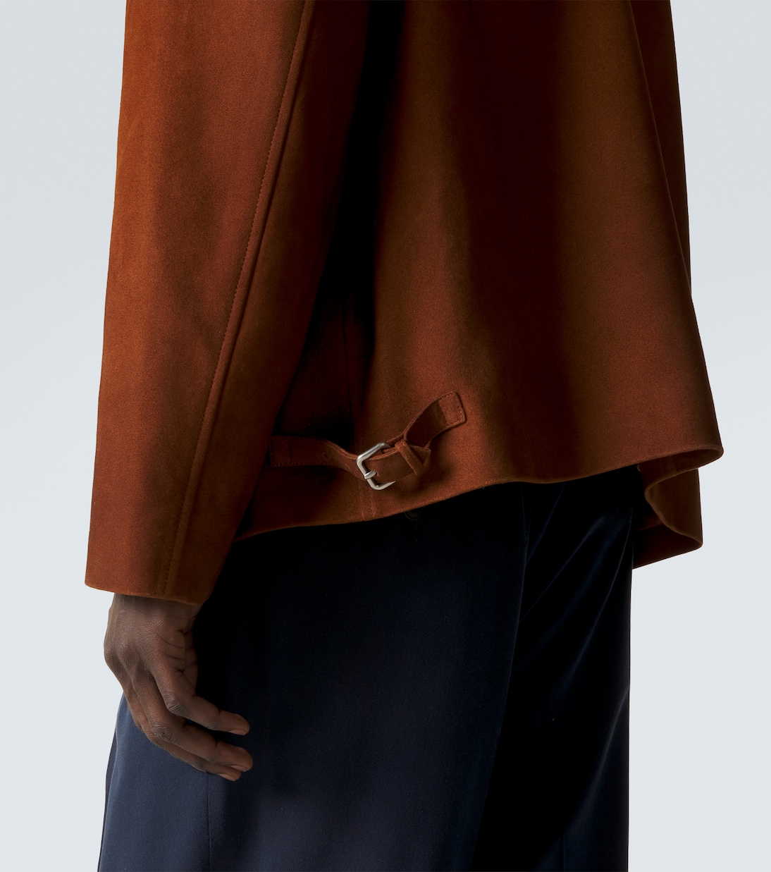 Suede blouson jacket | Miu Miu