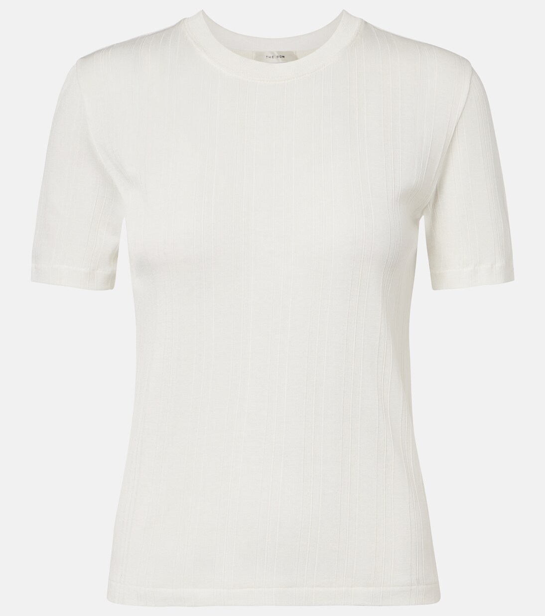 Etina ribbed-knit cotton T-shirt | The Row