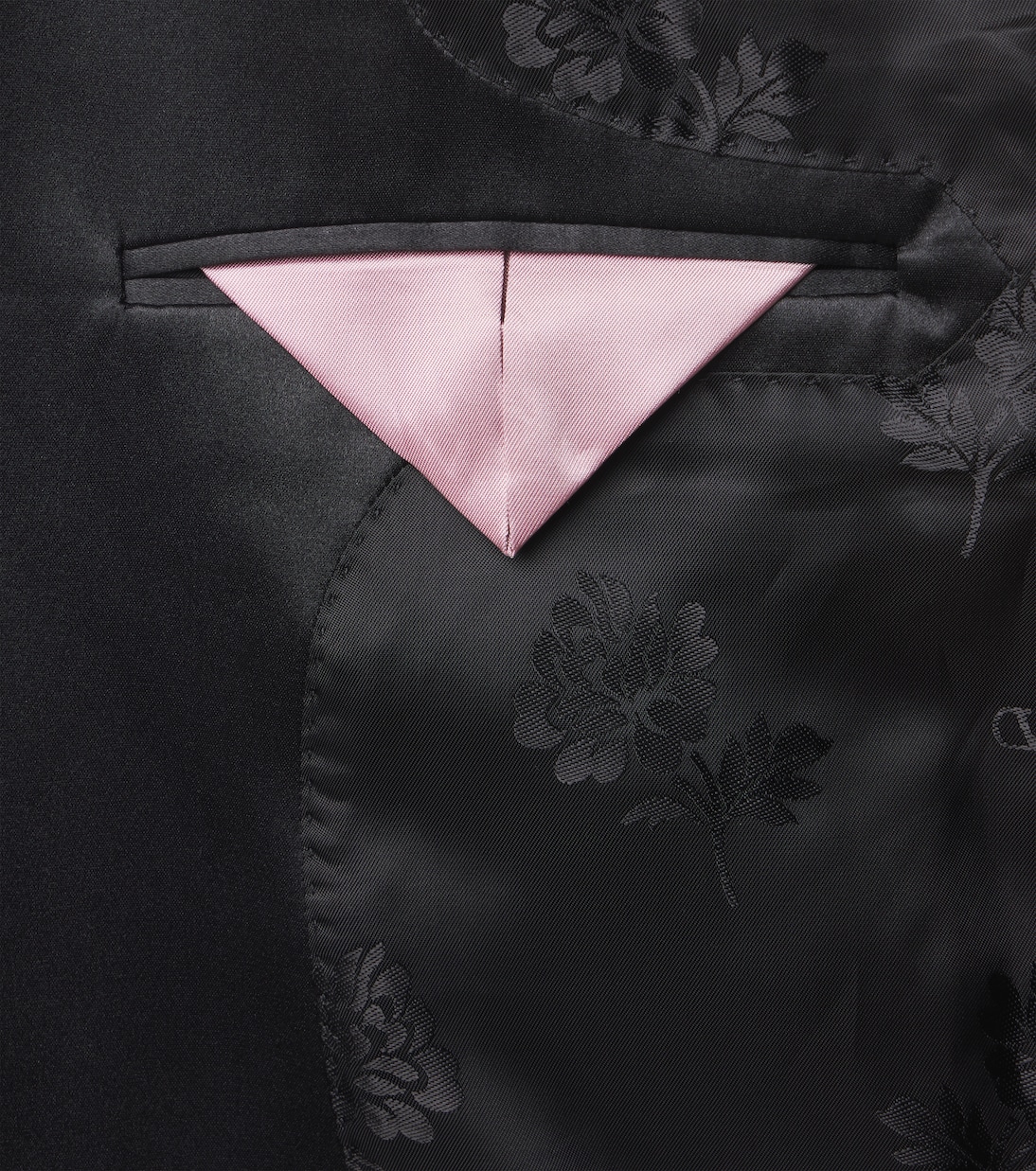 Polka-dot jacquard tuxedo jacket | Valentino