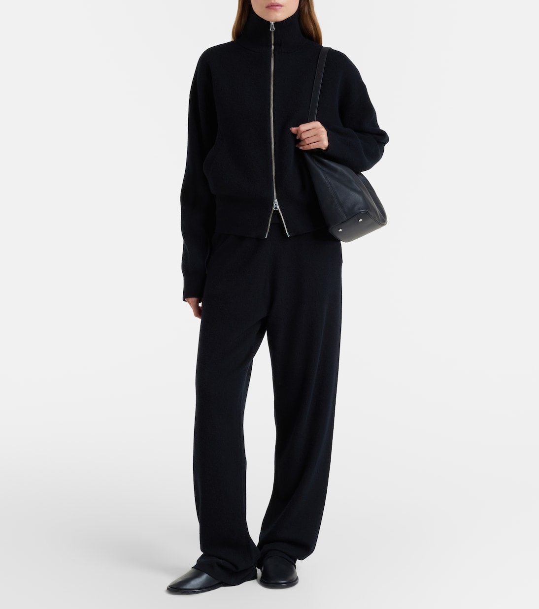N°320 Rush cashmere-blend wide-leg pants | Extreme Cashmere