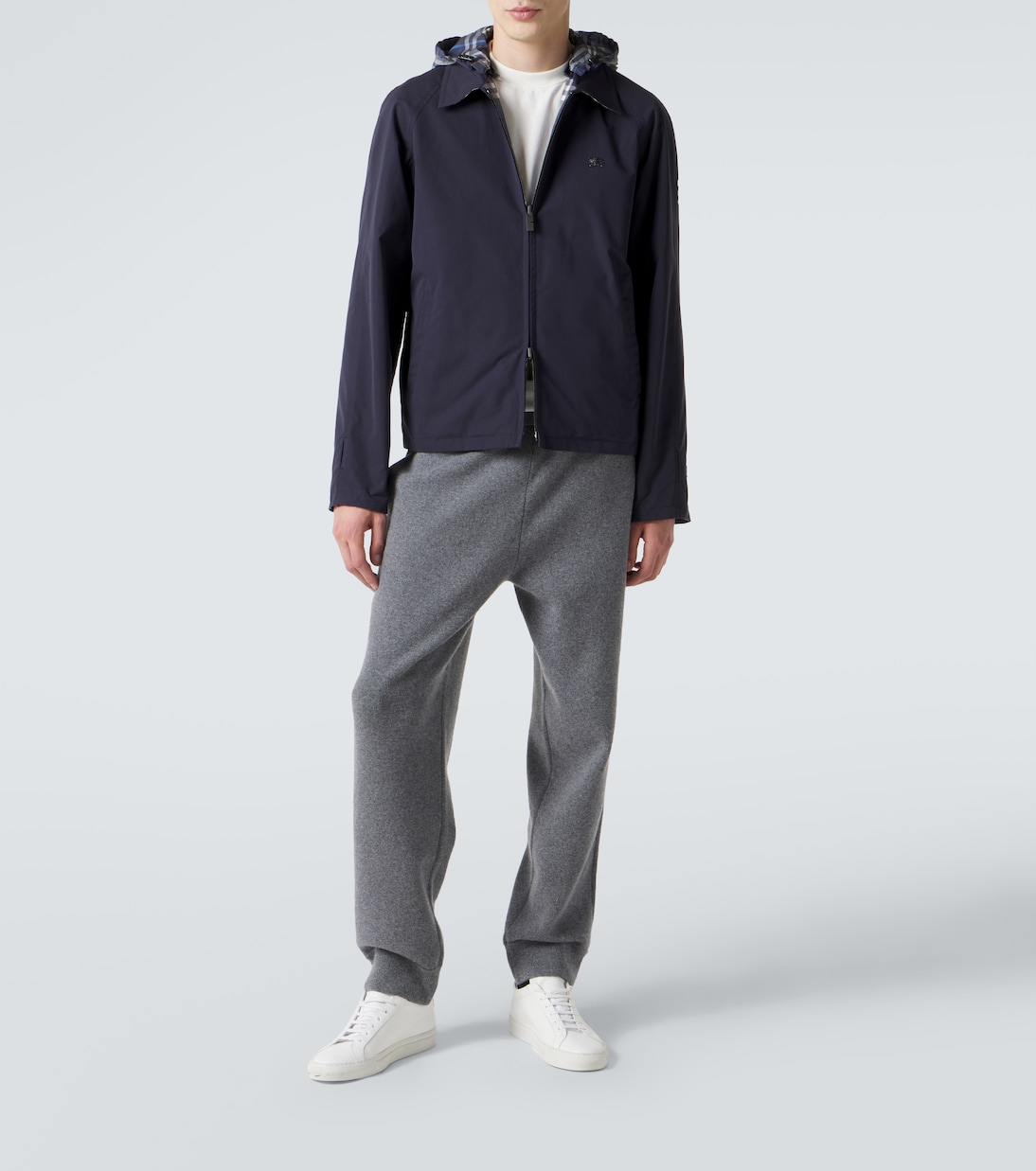 Cashmere-blend straight sweatpants | Burberry