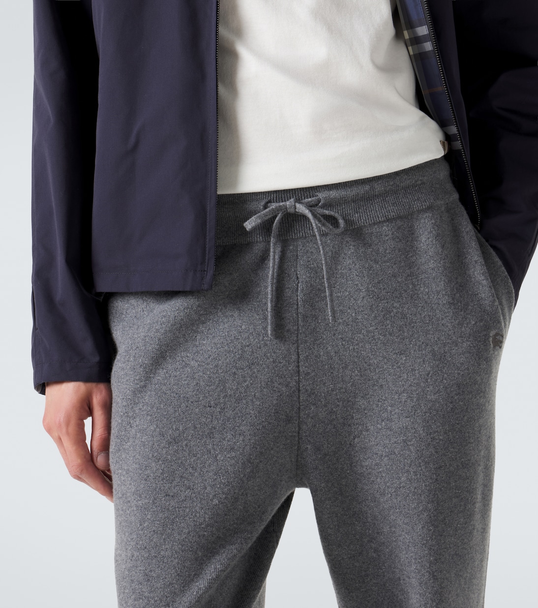 Cashmere-blend straight sweatpants | Burberry