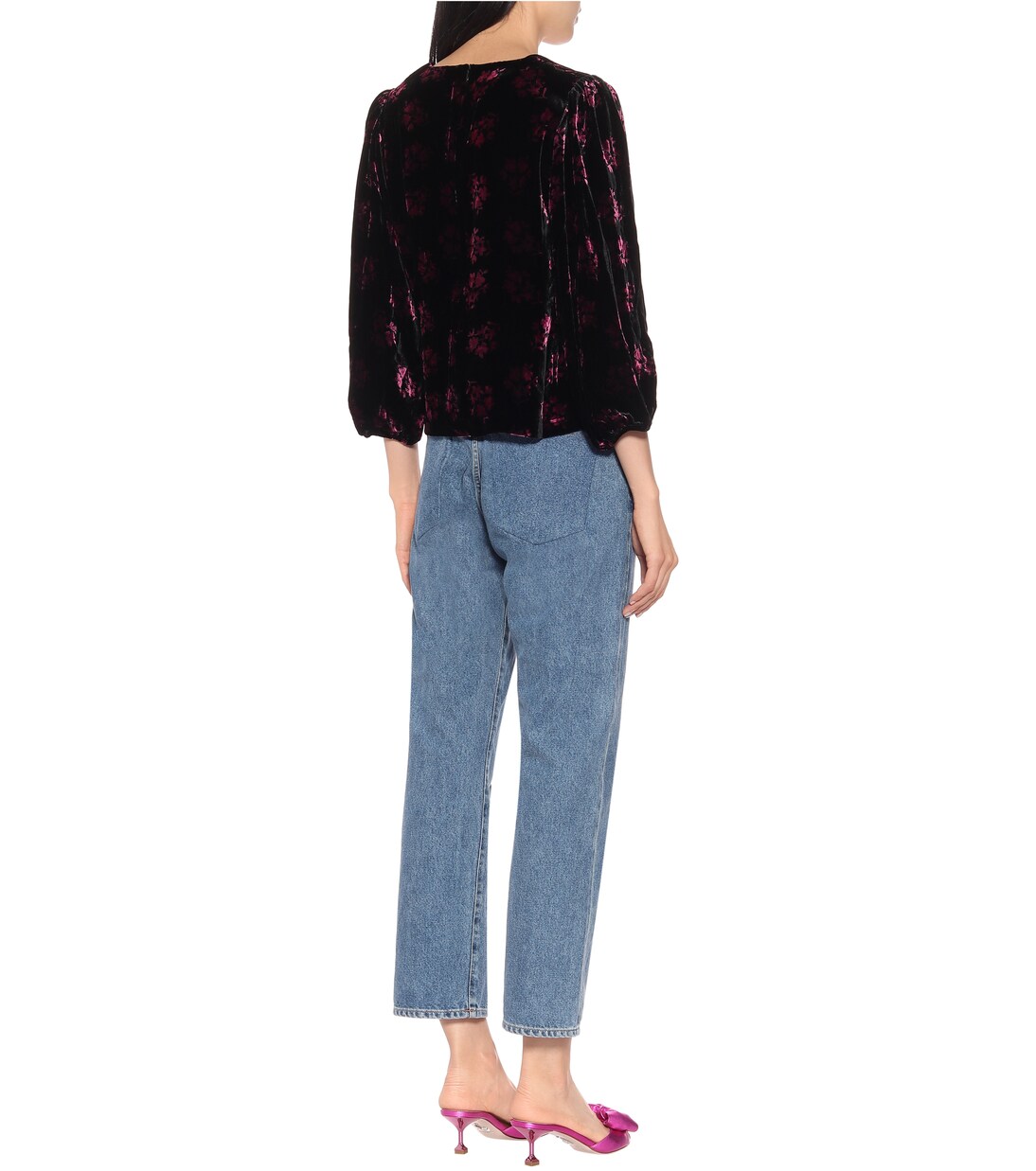 Top Millie en velours de soie mélangée | Rixo