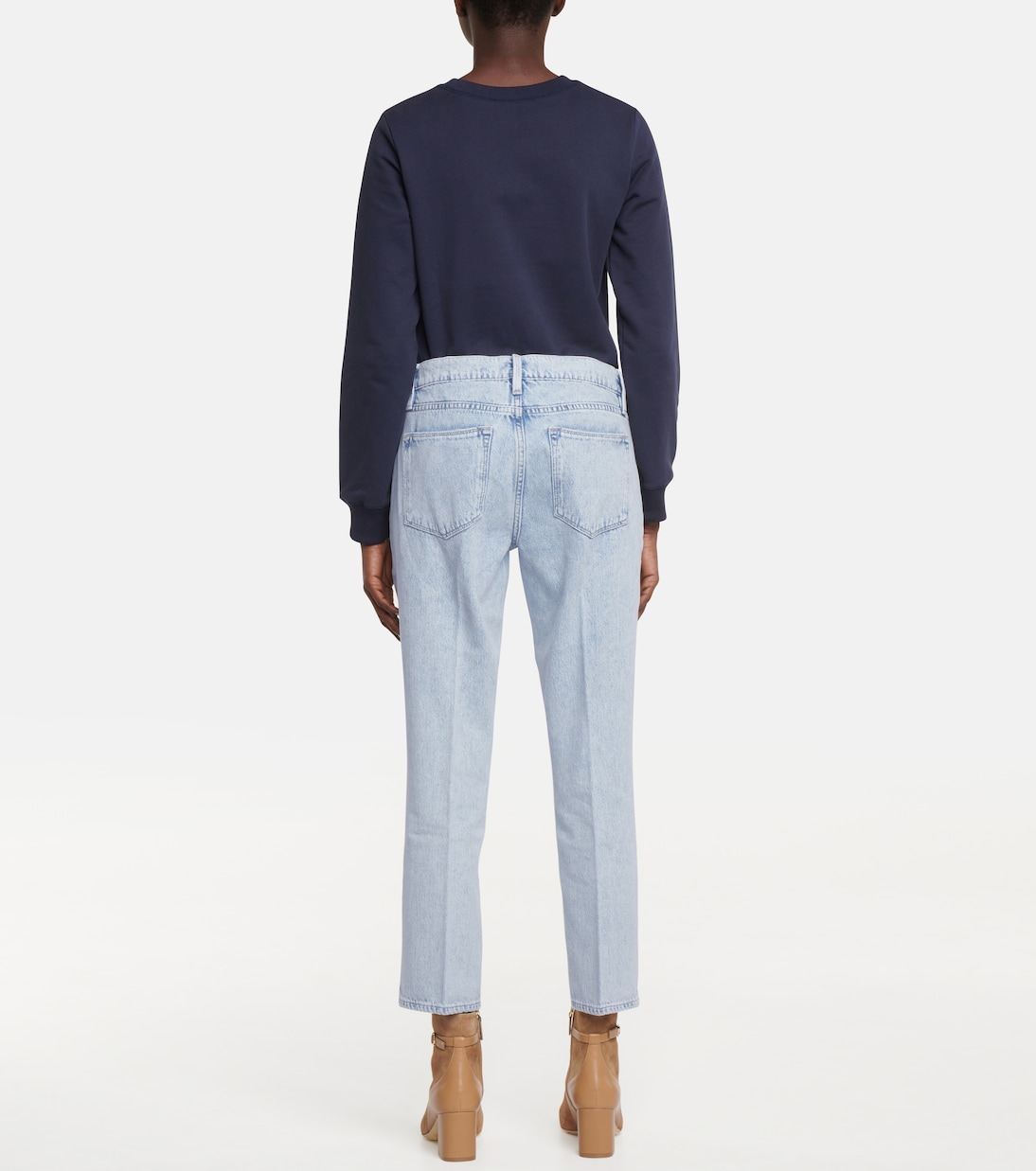 Le High Straight cropped jeans | Frame